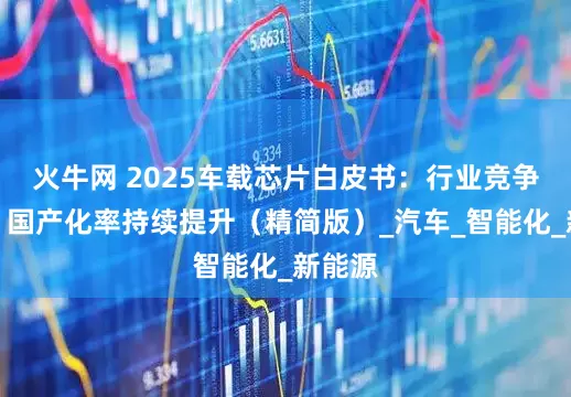 火牛网 2025车载芯片白皮书：行业竞争加剧，国产化率持续提升（精简版）_汽车_智能化_新能源